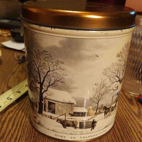 decoware Other - Vintage 1950's Currier and Ives Kitchen Tin